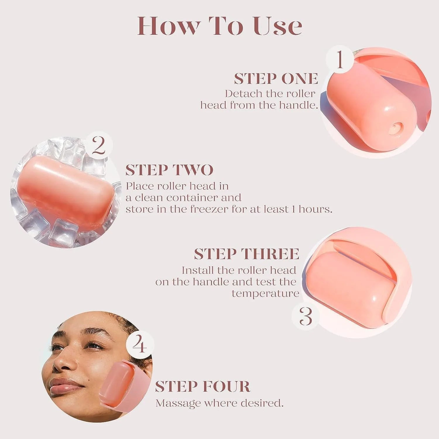 Facial Ice Head Roller Massage